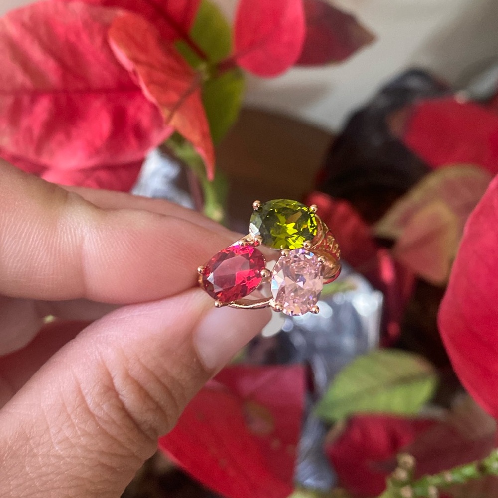 18K Gold Plated Zircon Ring